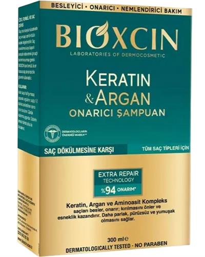 Bioxcin Keratin & Argan Onarıcı Şampuan 300 ml