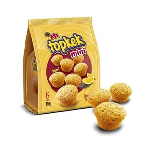 Eti Topkek Mini Limonlu Haşhaşlı 150g 