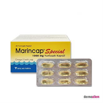 Marincap Special Omega 3 1000 mg 45 Kapsül Balık Yağı