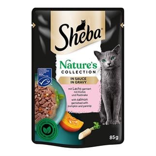 Sheba Natures Balkabaklı Somonlu Kedi Maması 85 Gr