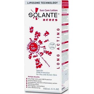 Solante Acnes Sun Care Losyon SPF50 150 ml