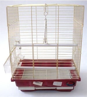 Dayang Düz İki Kapılı Muhaabbet Kafesi 30x23x39 Cm