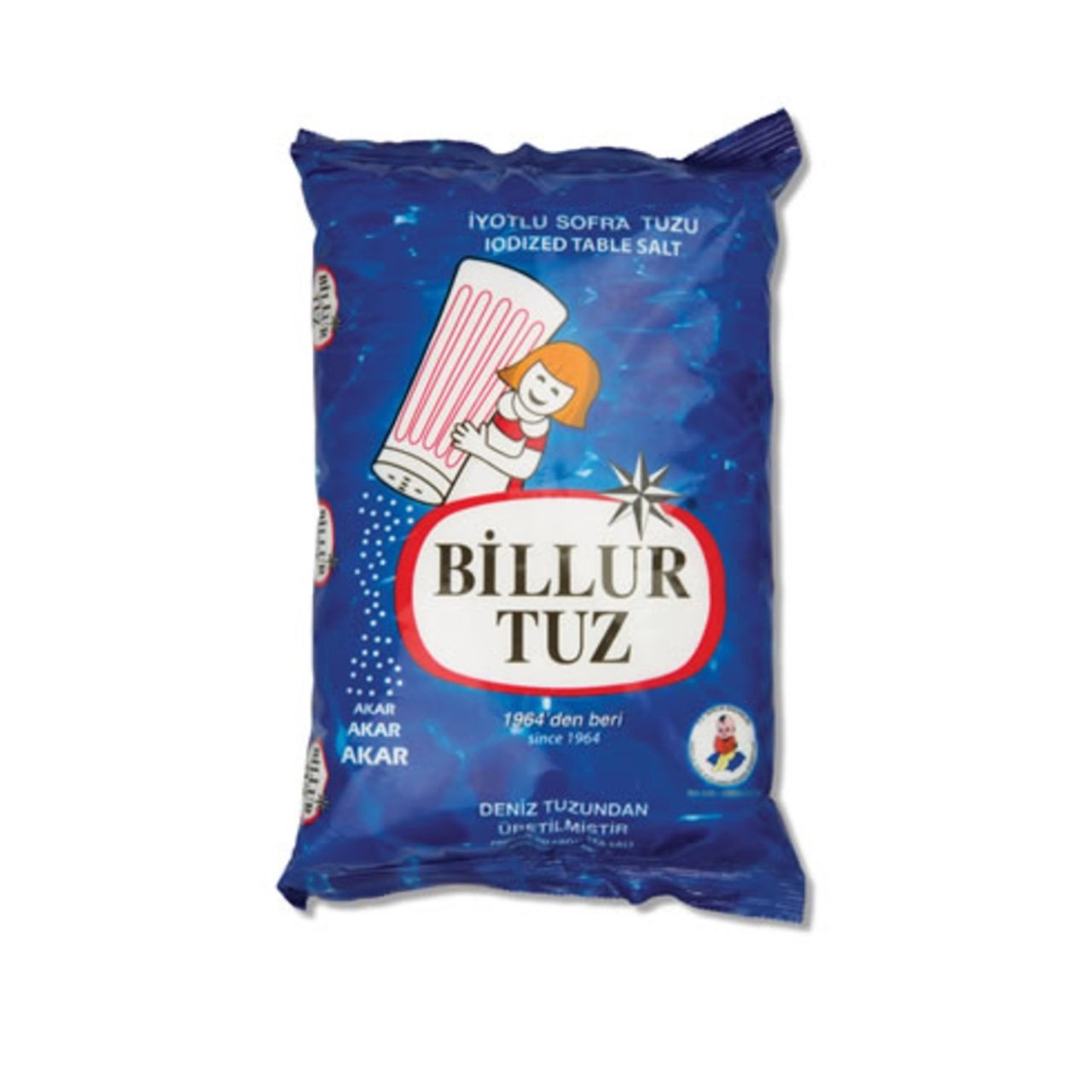 Billur İyotlu Tuz 750 gr