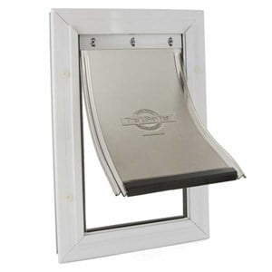 Staywell Alüminyum  Köpek Kapısı Beyaz 30x22cm