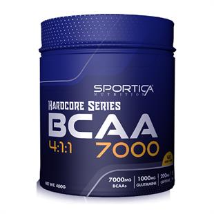 Sportica Nutrition BCAA 7000 Hardcore Series 4:1:1 400 gr - Karışık Meyve Aromalı