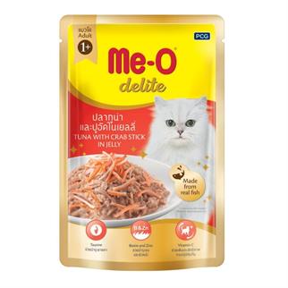 Me-O Delite Pouch Ton Balığı ve Yengeç Kedi Konservesi 70gr