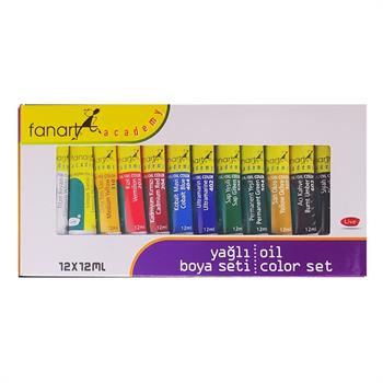 Fanart Yağlı Boya Academy 12 Lİ 12 ML F-12999.121