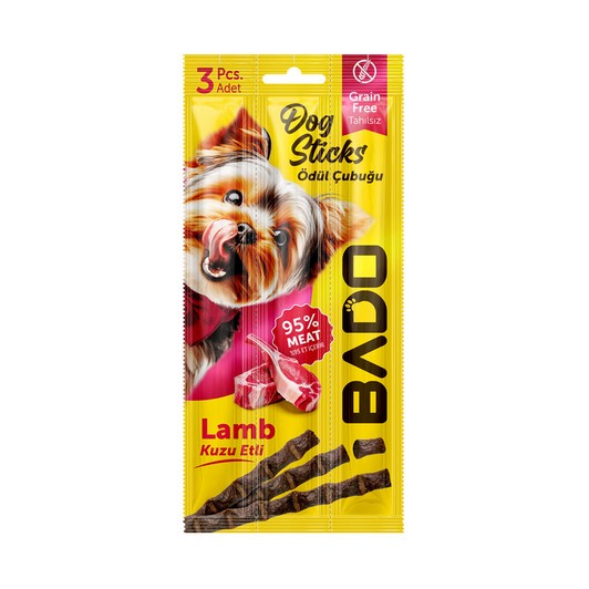 BADO KÖPEK ÖDÜL ÇUBUĞU 15 GR KUZU ETLİ