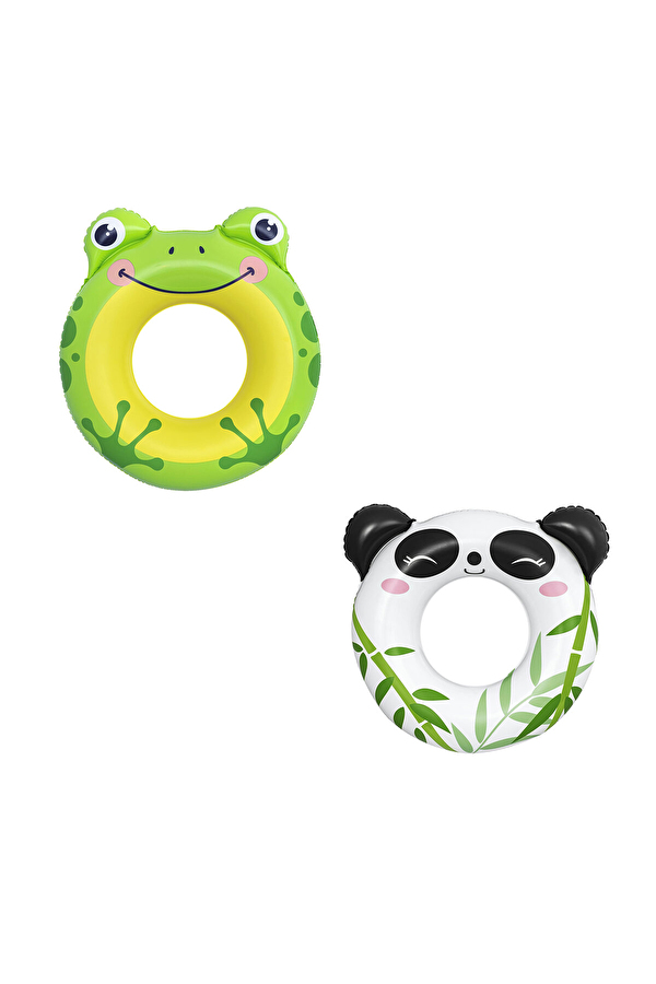 Bestway Panda ve Kurbağa Desenli Yüzme Simidi