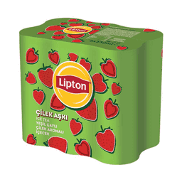 Lipton Çilekli Yeşil Çaylı Buzlu Çay 6x330 Ml