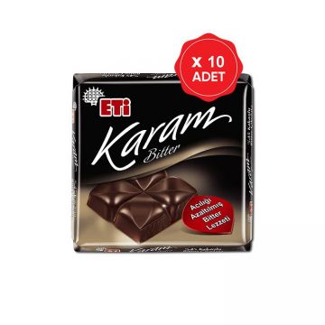ETİ KARE KARAM %45 BİTTER 60 GR