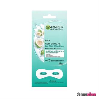 Garnier Nem Bombası Göz Şişkinliğine Karşı Kağıt Göz Maskesi