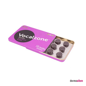 Vocalzone Frenk Üzümü Pastil 12 Adet