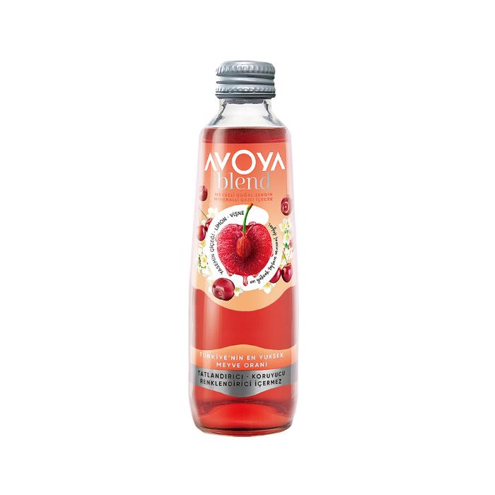 AVOYA BLEND VİŞNE-LİMON-YASEMİN ÇİÇEĞİ MADEN SUYU 250 ML