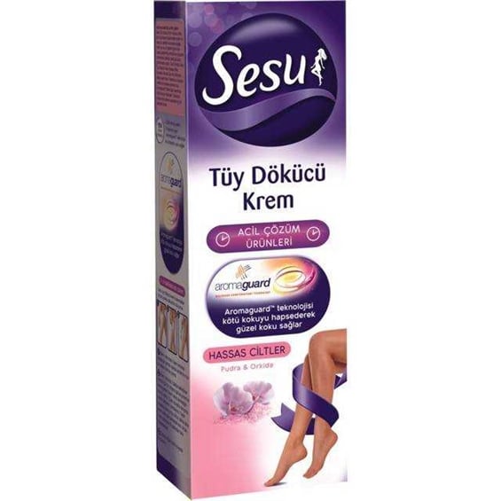 Sesu Tüy Dökücü Krem 40 ml (Hassas Ciltler İçin)