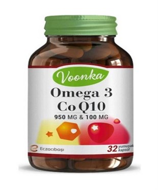 Voonka Omega 3 Coq-10 32 Kapsül