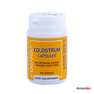 Ogansia ( Colostrum ) Kolostrum 500 mg 60 Kapsül