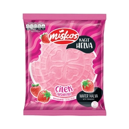 Miskos Çilek Aromalı Kağıt Helva 45 G