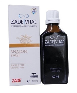 Zade Vital Anason Yaği Cam Şişe 50 Ml