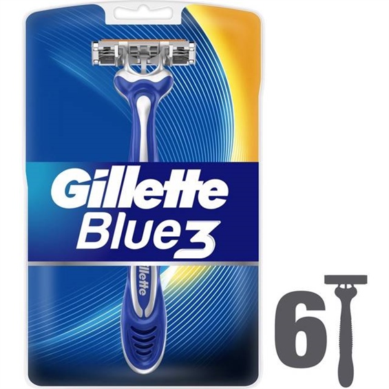 Gillette Blue 3 Kullan At Tıraş Bıçağı 6'lı