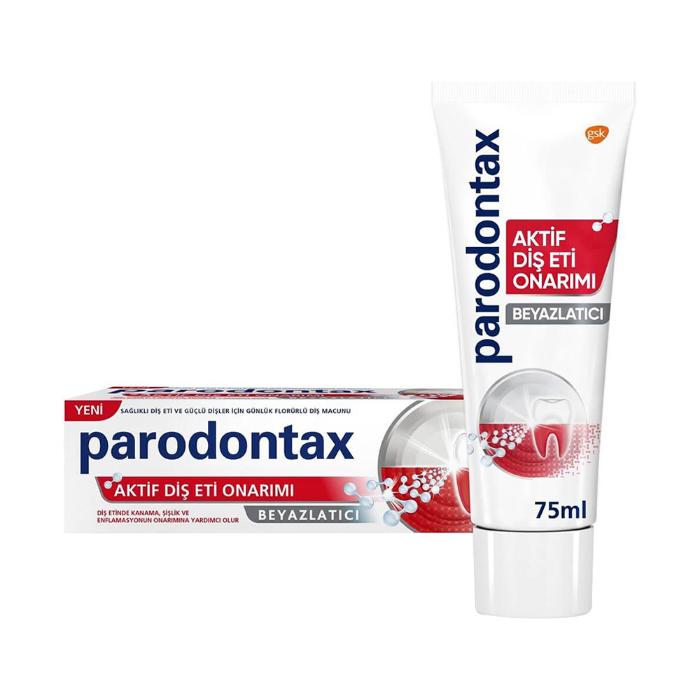 Parodontax Aktif Diş Eti Onarımı Beyazlatıcı Diş Macunu 75 ml 