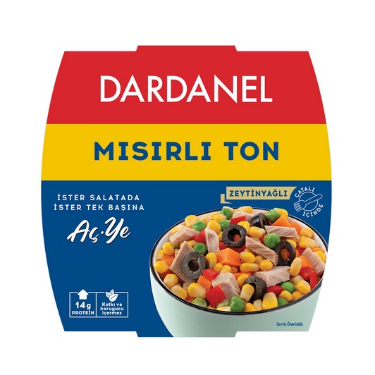 Dardanel Mısırlı Ton Balığı 160 gr