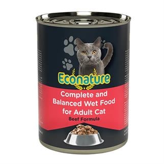 Econature Sığır Etli Yetişkin Kedi Konservesi 400 Gr