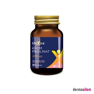 Lifextra Krom Pikolinat 200 mcg 90 Kapsül