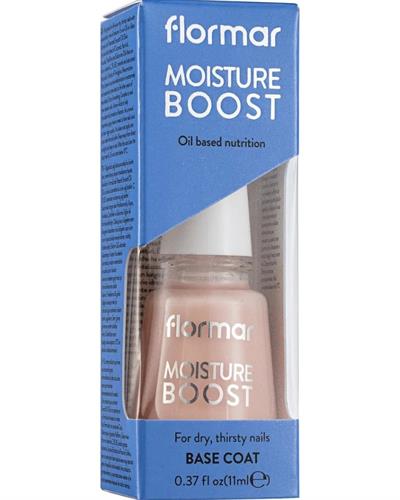 Flormar Nemlendirici Bakım Yapan Tırnak Koruyucu Cila - Moisture Boost Base Coat - 000 - 8690604560585