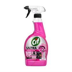 Cif Ultra Anında Etki Kir & Yağ Sökücü 1025 Ml+Sakura Parfümlü 1025 Ml