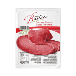 Baştacı Çemeni Sıyrılmış Dana Pastırma 120 G