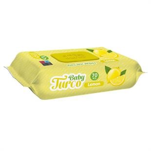 Baby Turco Islak Mendil 70 Adet Limon Kokulu