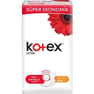 Kotex Ultra Kanatlı Normal 26'lı
