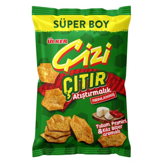 Çizi Çıtır Tulum Peynir & Köz Biber 120 gr