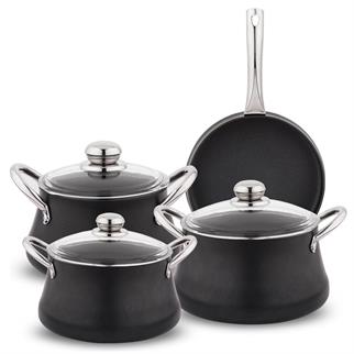 Schafer Ottawa Yanmaz Yapışmaz Tencere Seti 7 Parça