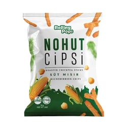 Rolling Pops Süt Mısır Nohut Cipsi 56 G