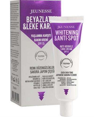 Jeunesse Beyazlatıcı&Leke&Yaşlanma Karşıtı Spf 15 Yüz Bakım Kremi 50 ml