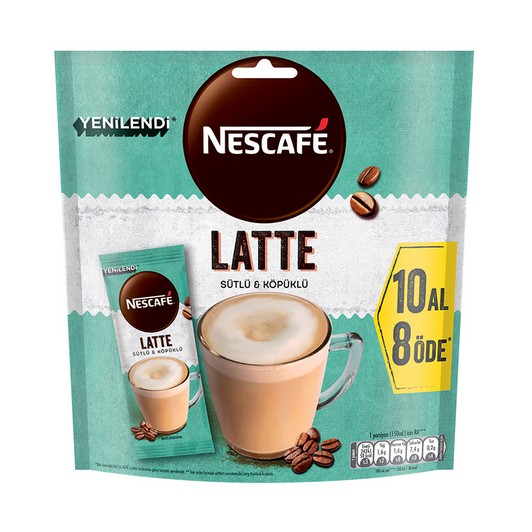 Nescafe Latte Mp 10 Al  8 Öde 145gr
