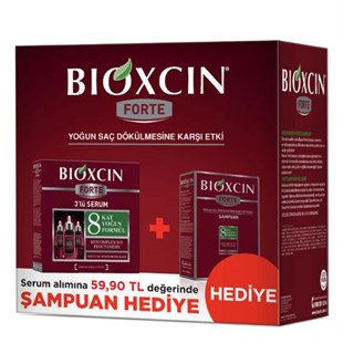 Bioxcin Forte Serum 3x30ml + Forte Şampuan Set ( Yoğun Saç Dökülmesi İçin Serum + Bioxcin Şampuan Set