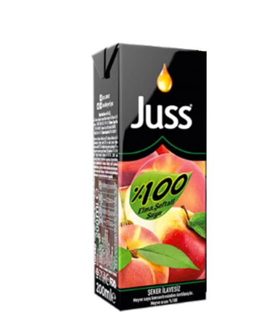 Juss %100 Meyve Suyu Elma Şeftali 200 ml