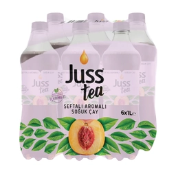 Juss Tea Şeftali Aromalı Buzlu Çay 6x1 L