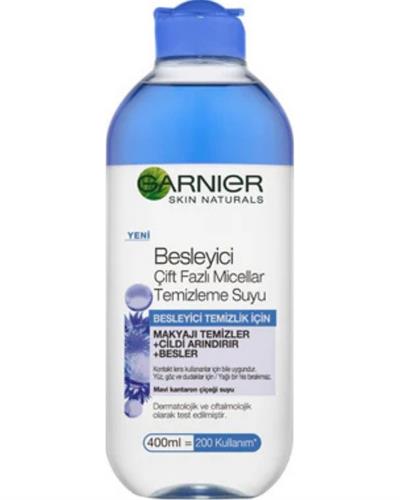 Garnier Besleyici Çift Fazlı Micellar Makyaj Temizleme Suyu 400 ml