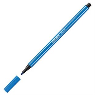 Stabilo Pen 68 Kalın Uçlu Keçeli Kalem 1 MM Mavi 68/41