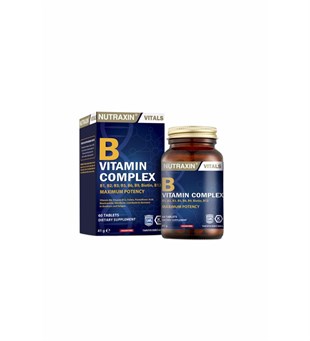 Nutraxin B Complex Vitamin 60 Kapsül