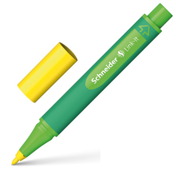 Schneider Link-It Keçe Uçlu Kalem 1.0 mm Sarı 192005