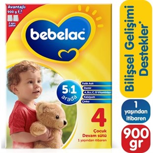 Bebelac 4 Devam Sütü 900 gr