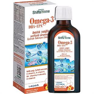 Shiffa Home Omega-3 Balık Yağı Şeftali Aromalı 100 ml