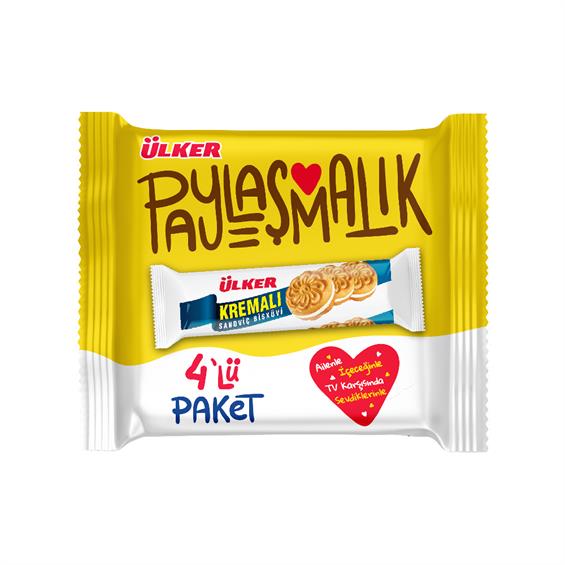 Ülker Kremalı Sandviç 4Lü 244 Gr