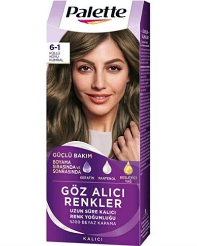 Palette Göz Alıcı Renkler No:6/1 Küllü Koyu Kumral