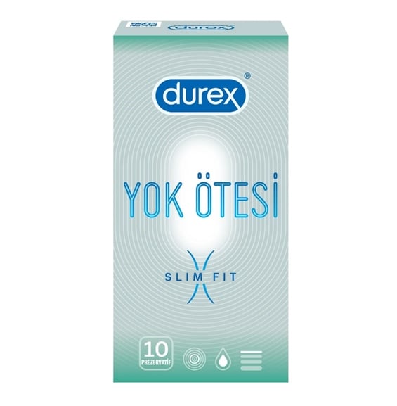 Durex Yok Ötesi Slim Fit Prezervatif 10'lu